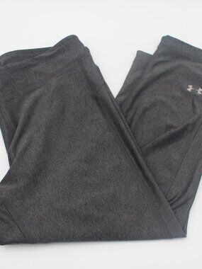 Under Armour 1279728 Running Form Fit Gray Capri 3/4 Leggings Yoga Pants Small